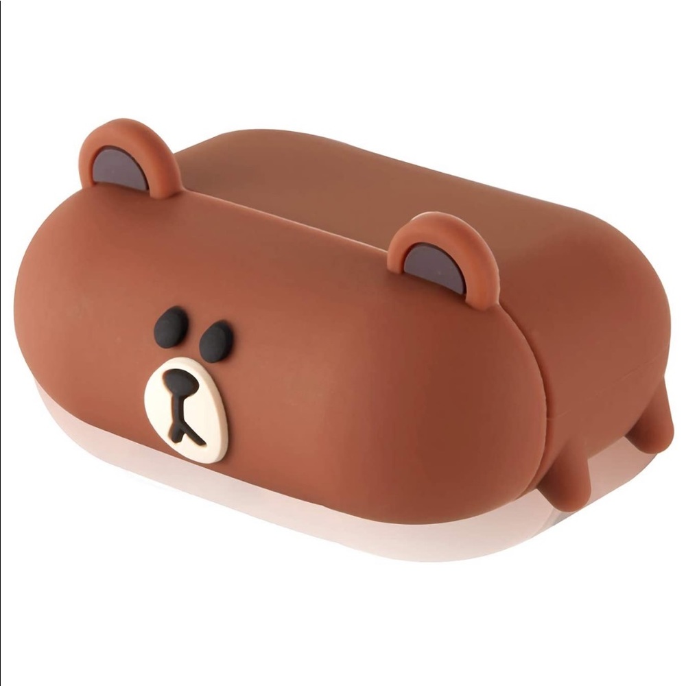 Kawaii Bear AirPods Pro 🐻 Case Silicone Keychain Christmas Stocking Stuffer